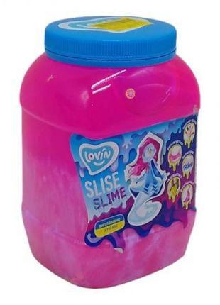 Слайм-антистресс "lovin: big slime", малиновый