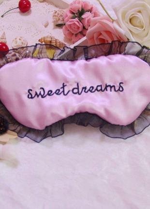 Маска для сна sweet dreams pink1 фото