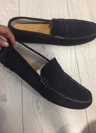 Мокасины замша италия 43р