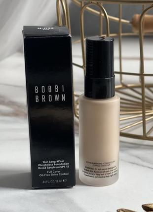 Стійкий тональний крем 0-32 sand bobbi brown mini skin long wear spf 154 фото