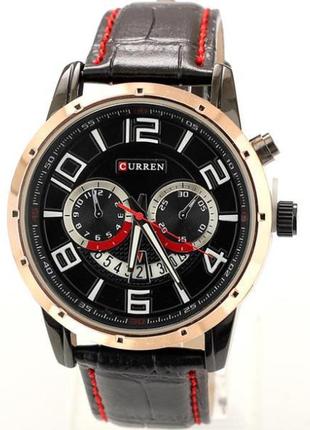 Годинник чоловічий curren frost gold — black