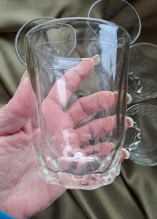 Новый набор 6 шт граненых стаканов времен ссср4 фото
