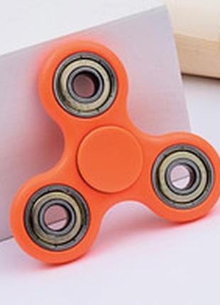 Спінер-вертушка hand spinner fidget toy splash orange