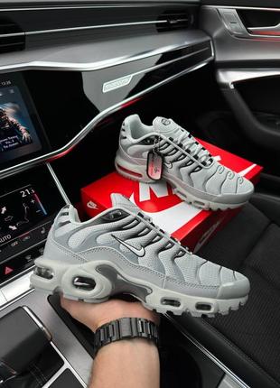 Мужские кроссовки nike air max plus all gray black8 фото