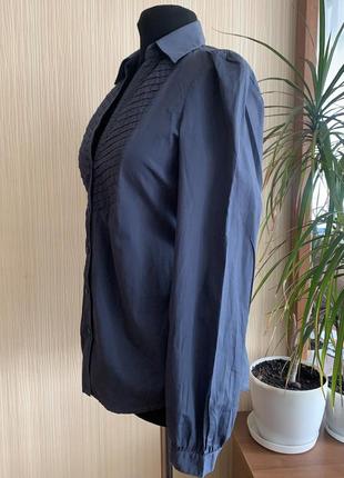 Сорочка графітова легка з довгим рукавом блуза esprit розмір m3 фото