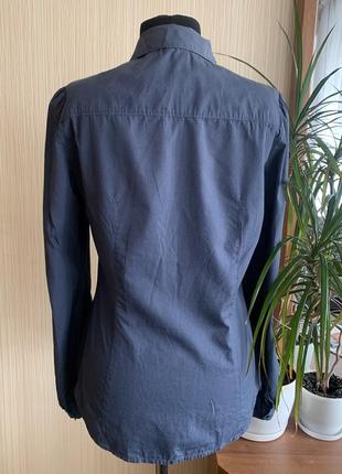 Сорочка графітова легка з довгим рукавом блуза esprit розмір m2 фото