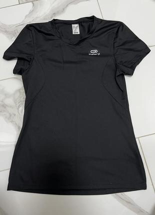 Женская майка/ черная футболка летняя 🤍1 фото