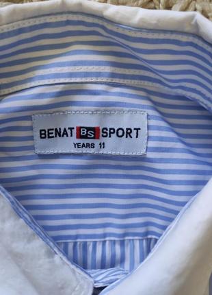 Benat sport шкільна сорочка з довгим рукавом 10-11 років5 фото