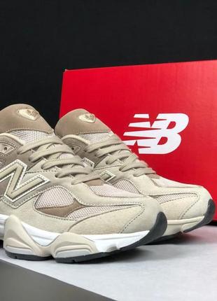 Мужские кроссовки new balance 9060 beige 1950 бежевого цвета3 фото