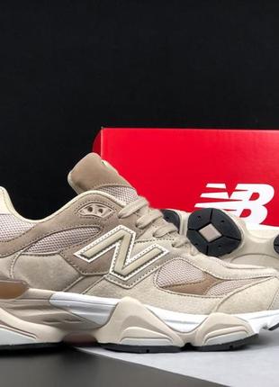 Мужские кроссовки new balance 9060 beige 1950 бежевого цвета2 фото