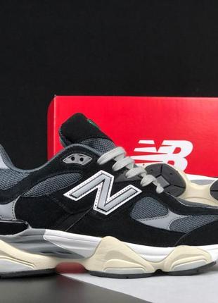 Чоловічі кросівки new balance 9060 black нью беланс чорного кольору2 фото