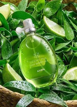 Туалетна вода scent mix fizzy green tea для неї, 30 мл.4 фото