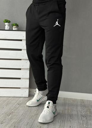 Демисезонный костюм черный худи/брюки + жилетка jordan6 фото