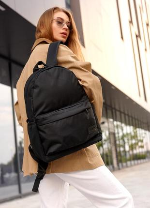 Жіночий рюкзак sambag brix pjt classic - чорний поліестер1 фото