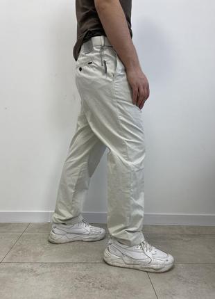 Нові брюки чоловічі бежеві m&s білі молочні штани m/l