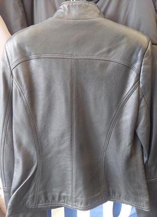 Куртка натуральна шкіряна жіноча розмір 44, 44 повний.10 фото