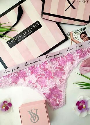 Трусики стрінги ажурні великий розмір victoria's secret original 54 56 44 46 42