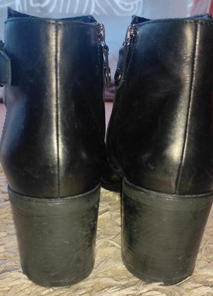 Ботинки ботильоны женские джеокс geox р.41, полностью кожа3 фото