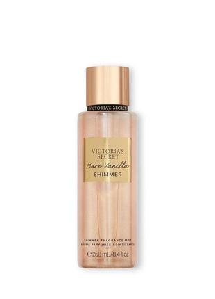 Мист с шиммером спрей для тела victoria’s secret bare vanilla