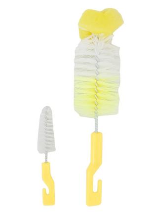 Набор ершиков для мытья бутылочек mgz-0211(yellow) 2 шт1 фото