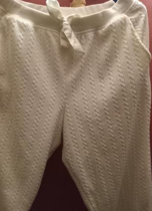 Белые  красивые штаны ,l,xl1 фото
