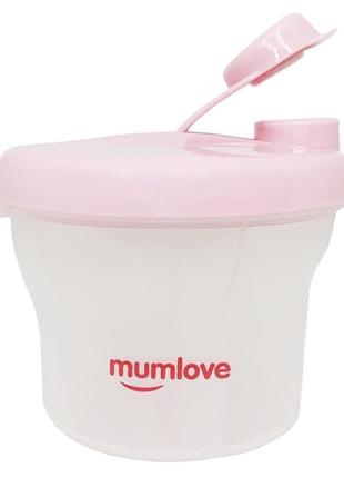 Контейнер для сухої суміші mumlove mgz-0115 (pink) 200 мл2 фото