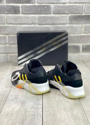 Adidas streetball 🆕 мужские кроссовки адидас 🆕  черные/оранжевые4 фото