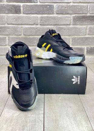 Adidas streetball 🆕 мужские кроссовки адидас 🆕  черные/оранжевые5 фото