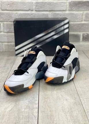 Adidas streetball 🆕 мужские кроссовки адидас 🆕 белые/черные8 фото
