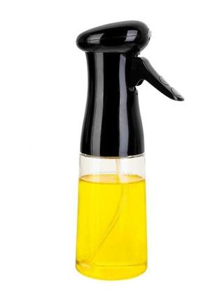 Бутылка для масла 200 мл с распылителем для оливкового масла, соевого соуса, вина, уксуса и т.д. емкость для4 фото
