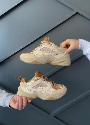 Кросівки nike m2k tekno linen & wheat & brown ale