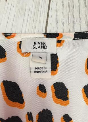 Фирменная блуза в принт river island7 фото