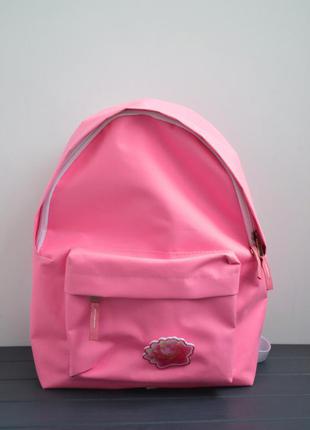 Удобный розовый рюкзак1 фото