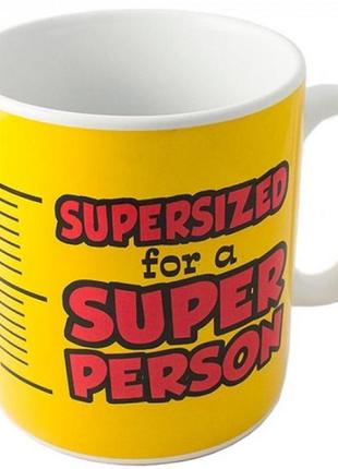 Кружка гигант super person1 фото