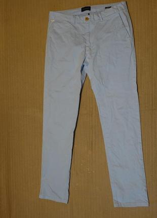 Классные светло-голубые брюки scotch & soda amsterdams couture stuart  32/32 р.1 фото