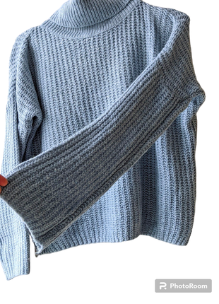 Об'ємний светр жіночий крупна в'язка s xs4 фото