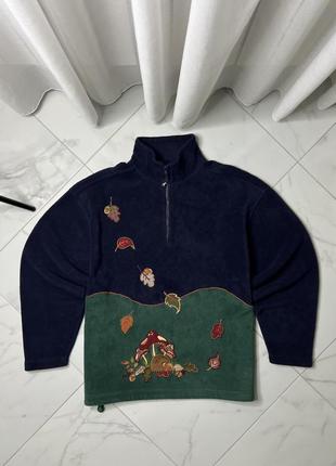 Vintage tulchan fleece 1/4 zip men’s