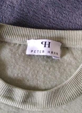Кофта, пуловер 100%шерсть, peter hahn, l/48р.5 фото