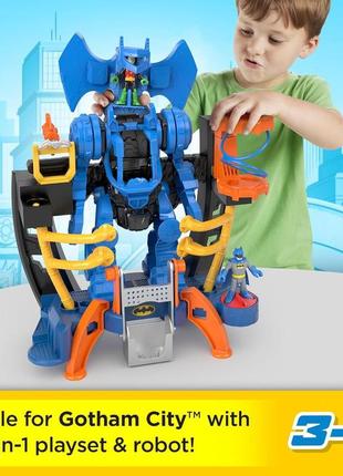 Набір fisher-price imaginext dc super friends batman, robo command center код/артикул 75 11174 фото