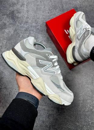 Оригинальные мужские кроссовки new balance 9060 light grey 41-46р.