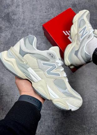 Оригинальные челвичые кроссовки new balance 9060 beige grey 41-46р.