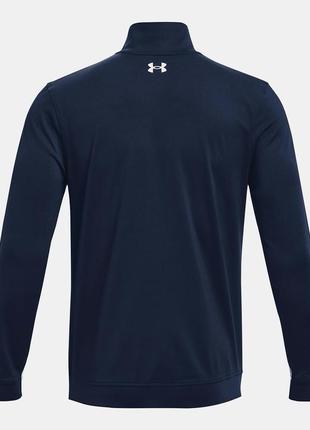 Шикарний лонгслів, кофта under armour golf storm midlayer half-zip long sleeve navy/white светр7 фото