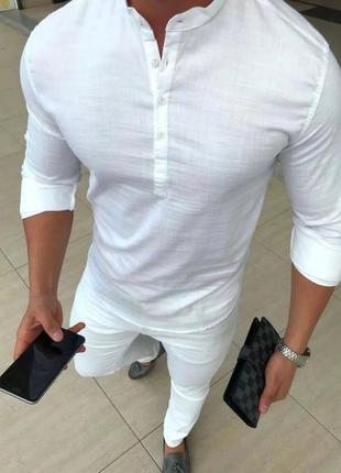 ❤️есть наложенный платеж❤️новая мужская рубашка/рубашка на торжественные мероприятия на каждый день на прогулку на свидание1 фото
