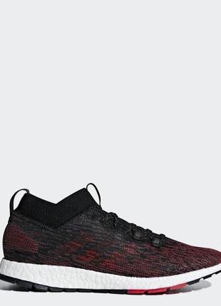 Спортивные кроссовки adidas pure boost rbl shoes black scarlet