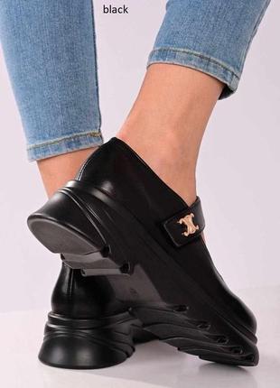 Туфли женские▪️эко-кожа. размер 36, 40. цвет: черный. цена: 580 грн2 фото