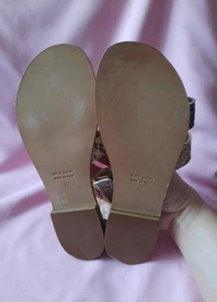 Новые талийские натуральные босоножки сандалии pair vero cuoio p.37(23,5)