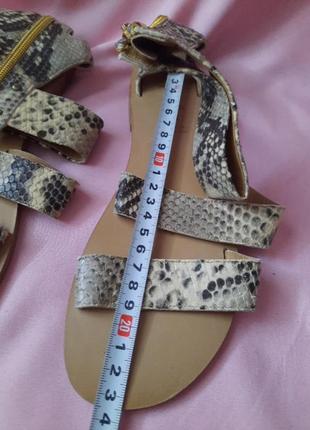 Новые талийские натуральные босоножки сандалии pair vero cuoio p.37(23,5)