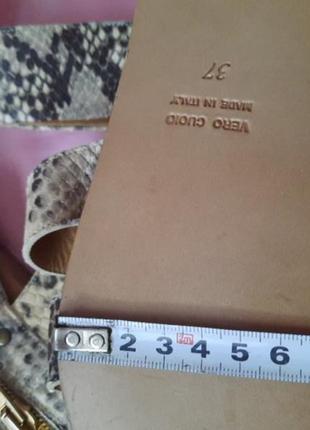 Новые талийские натуральные босоножки сандалии pair vero cuoio p.37(23,5)