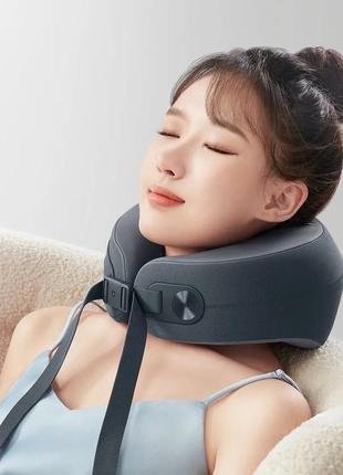 Умный массажер для шеи xiaomi mijia smart neck massager (mjnkam01sks)5 фото