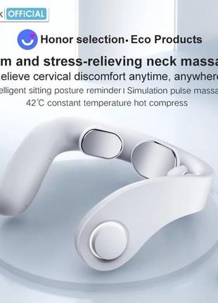 Портативний массажер для шеи jeeback neck massager g5 huawei2 фото